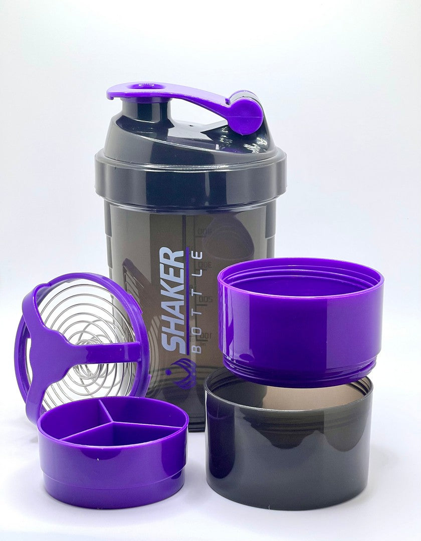 Protein Shaker Bottle with Stainless Steel Mixing Ball